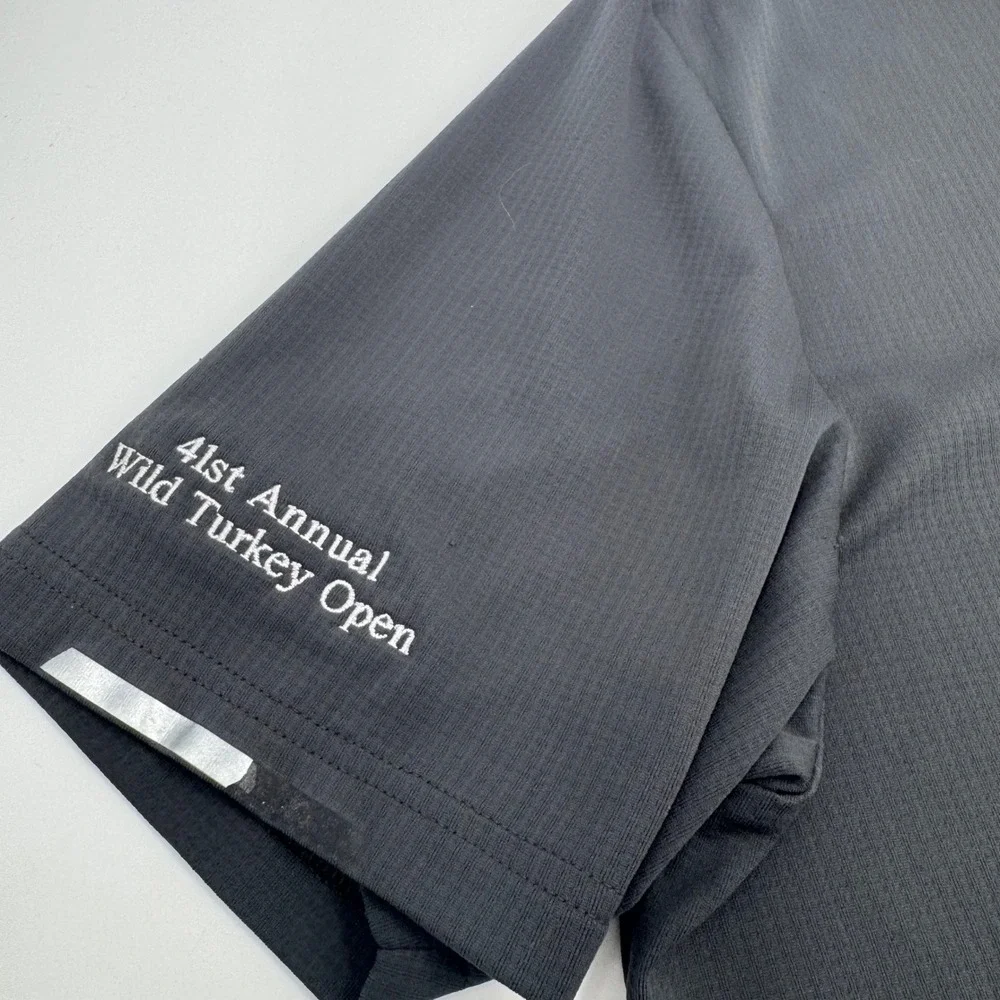Adidas Golf Polo Shirt XL Mens Gray PGA West 41st Wild Turkey Open ClimaChill‎